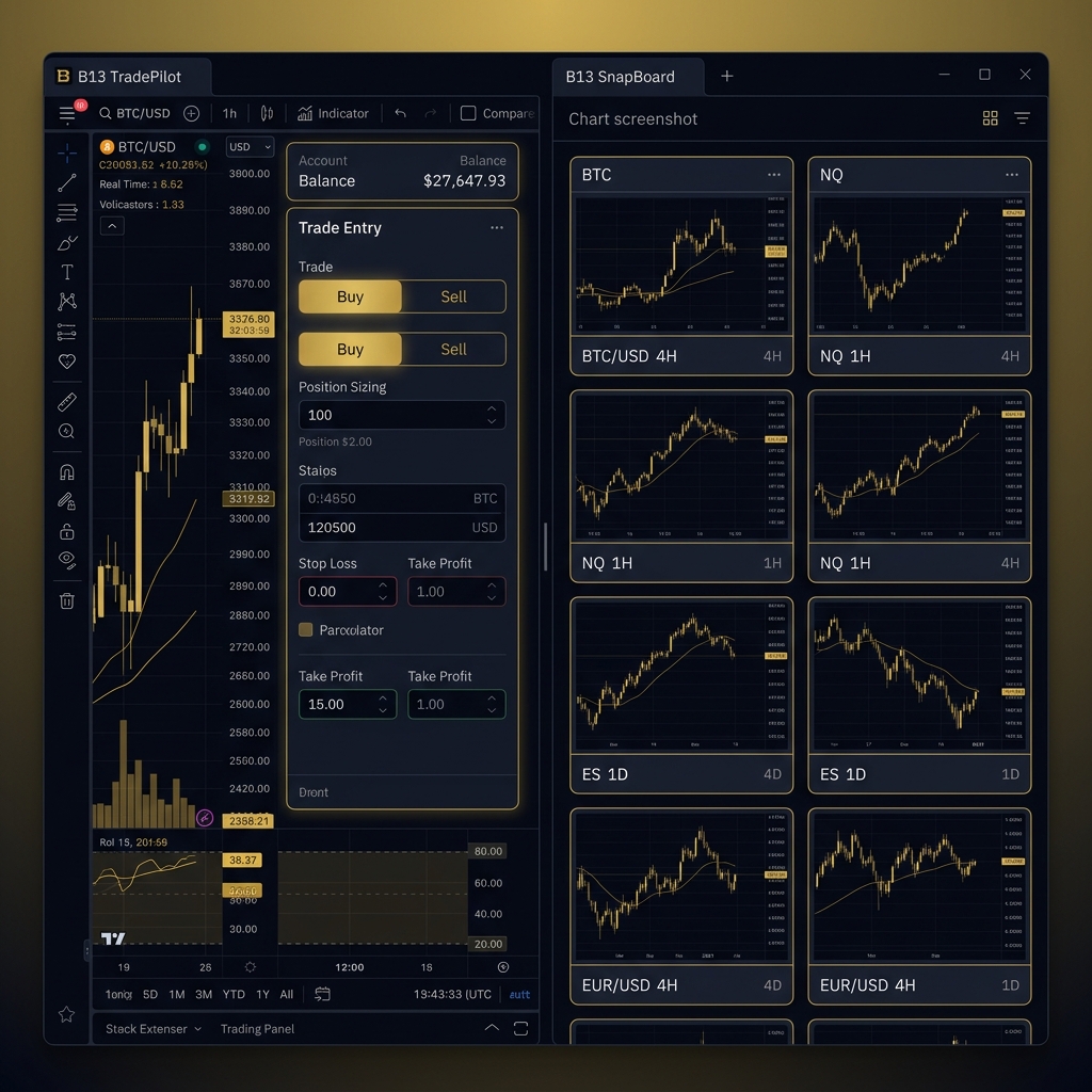 B13 SnapBoard and B13 TradePilot